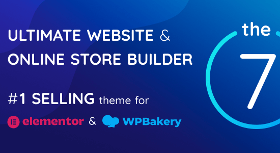 The7 — Ultimate Website & Online Store Builder for WordPress and WooCommerce