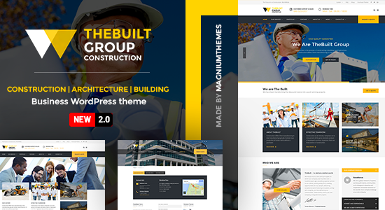 TheBuilt - Construction and Architecture WordPress theme