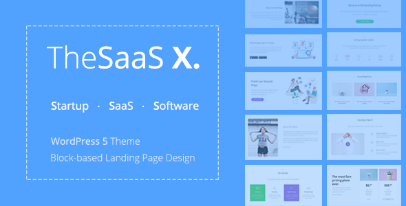 TheSaaS X - Responsive SaaS, Startup & Business WordPress Theme