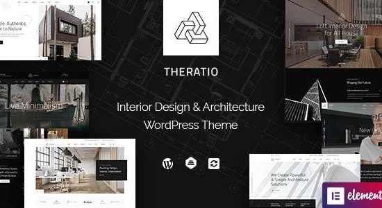 Theratio - Kiến trúc & Thiết kế nội thất Chủ đề WordPress Elementor