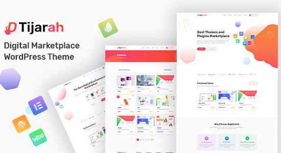 Tijarah | Chủ đề WooCommerce của Digital Marketplace