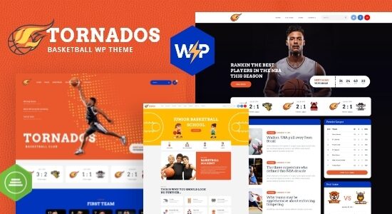 Tornados | Chủ đề WordPress của đội bóng rổ NBA