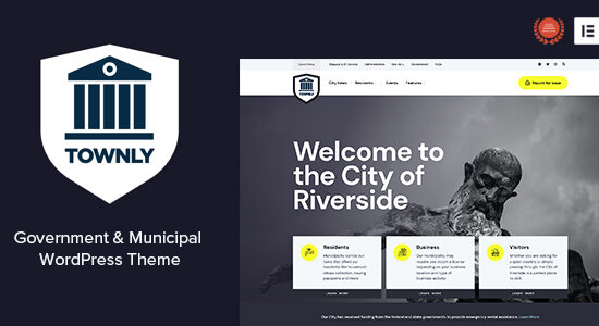 Townly - Chủ đề WordPress của Chính phủ & Thành phố
