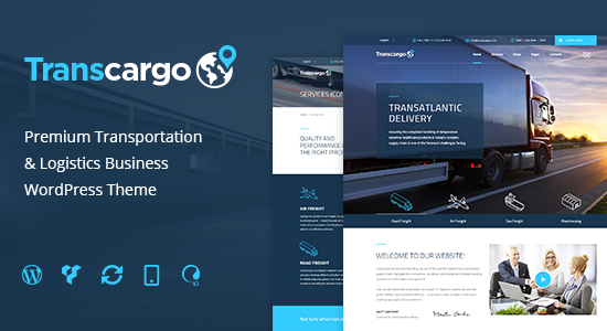 Transcargo - Transportation WordPress Theme for Logistics