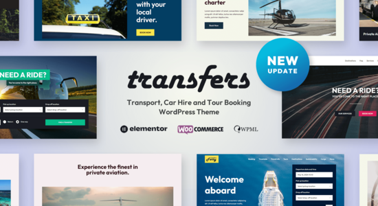 Transfers - Transport and Car Hire WordPress Theme