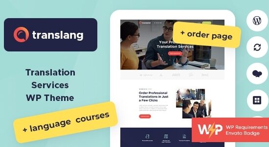 Translang | Translation Services & Language Courses WordPress Theme