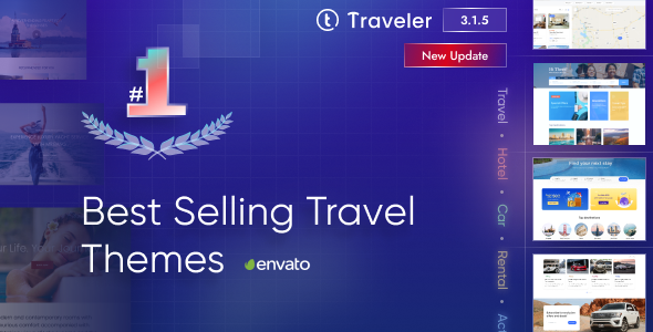 Traveler - Travel Booking WordPress Theme