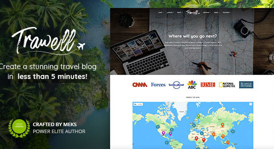 Trawell - Travel Blog WordPress Theme