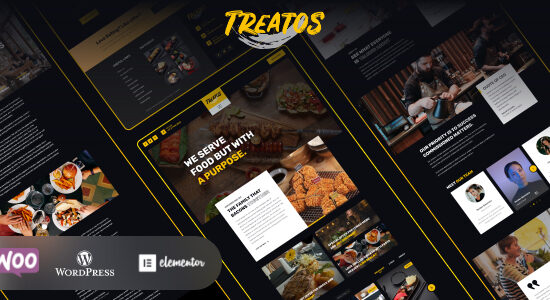 Treatos - Chủ đề WordPress nhà hàng