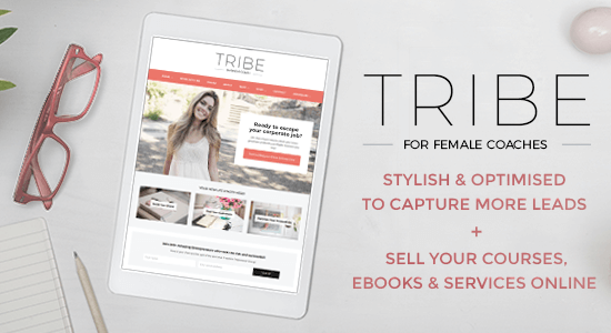 Tribe - Feminine Coach WordPress Theme