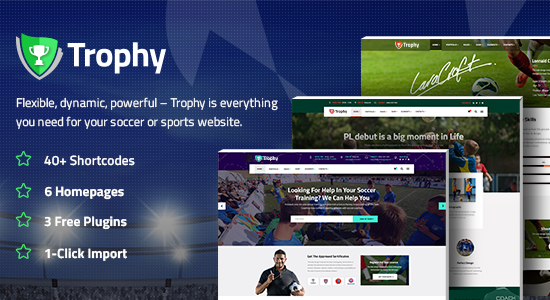 Trophy - Soccer and Football Club Theme