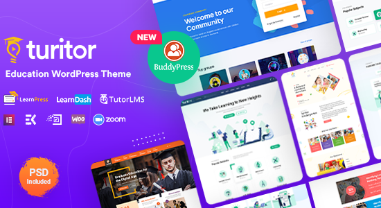 Turitor - Education WordPress Theme