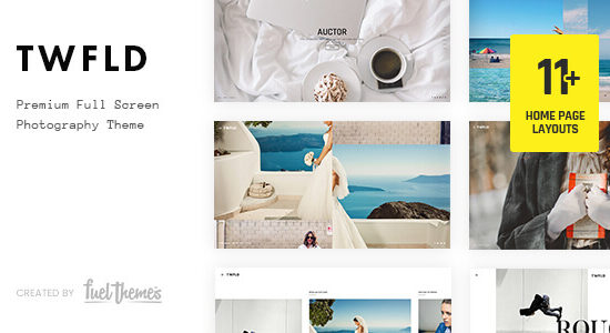 TwoFold - Fullscreen Photography WordPress Theme