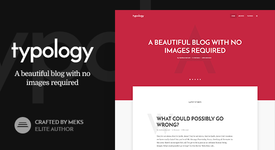 Typology - Minimalist Blog & Text Based Theme for WordPress