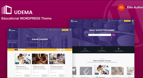 UDEMA - Chủ đề WordPress giáo dục hiện đại