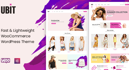 Ubit - Chủ đề WooCommerce cho cửa hàng thời trang