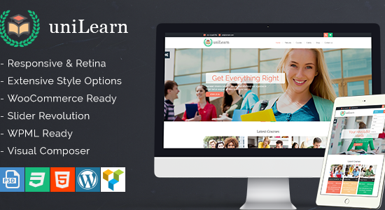 UniLearn - Chủ đề WordPress về Giáo dục và Khóa học