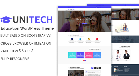 Unitech - Chủ đề WordPress Giáo dục