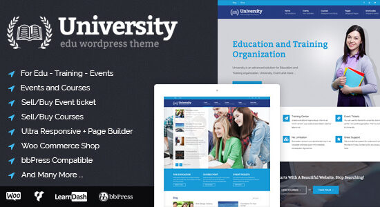 University - Education, Event and Course Theme