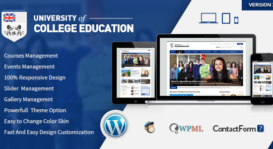 University | Education Responsive WordPress Theme