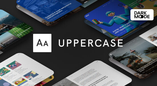 Uppercase - WordPress Blog Theme with Dark Mode