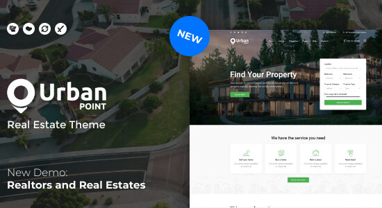 UrbanPoint - House Selling & Rental WordPress Theme