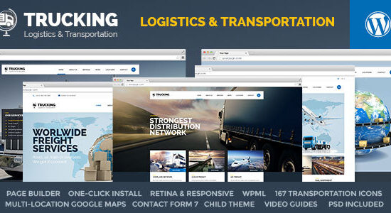 Vận tải - Giao thông & Hậu cần WordPress