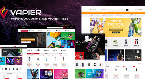 Vapier – Chủ đề WordPress WooCommerce cho cửa hàng Vape