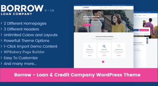 Vay - Công ty cho vay Chủ đề WordPress đáp ứng