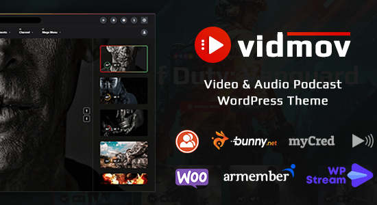 VidMov - Video WordPress Theme