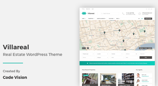 Villareal - Real Estate WordPress Theme