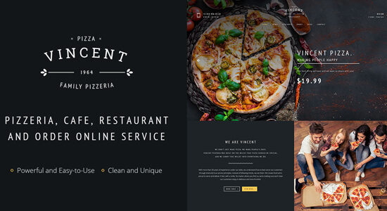 Vincent | Restaurant WordPress Theme