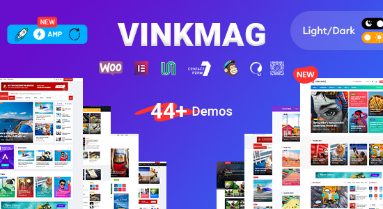 Vinkmag - AMP Newspaper Magazine WordPress Theme