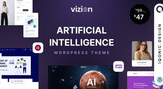 Vizion 4.0 - Artificial Intelligence AI WordPress Theme