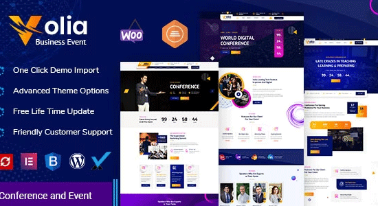 Volia - Chủ đề WordPress cho Hội nghị và Sự kiện