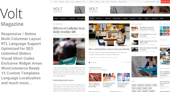 Volt - Newspaper & Magazine WordPress Theme