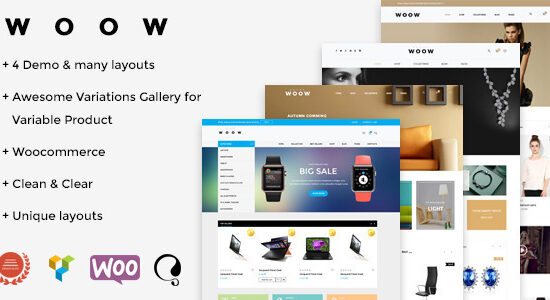 WOOW - Chủ đề WooCommerce đáp ứng