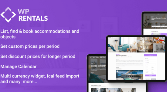 WP Rentals - Booking Accommodation WordPress Theme