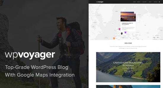 WPVoyager - Travel Blog WordPress Theme