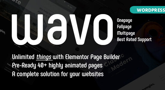 Wavo - Creative Portfolio & Agency Theme