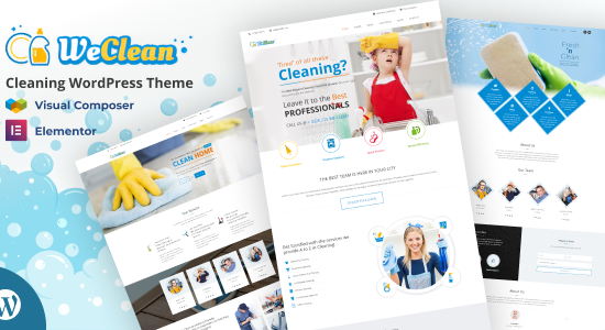 We Clean - Cleaning WordPress