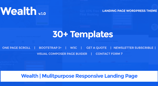 Wealth – Chủ đề WordPress trang đích đa năng