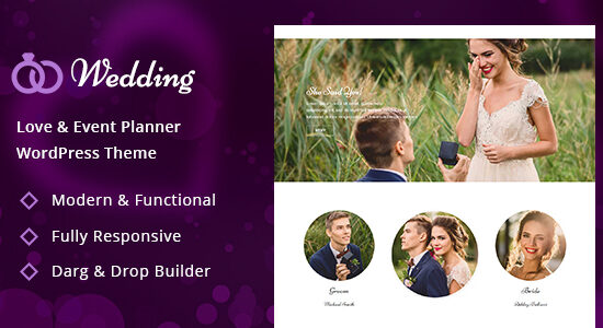 Wedding - Engagement & Marriage Planner WordPress Theme