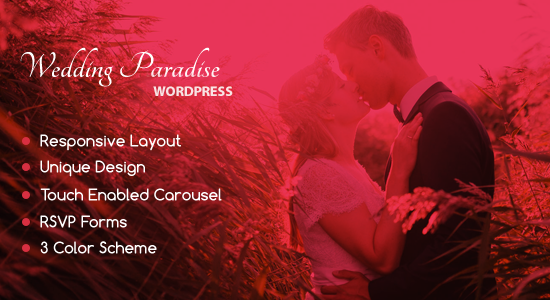 Wedding Paradise – Modern Ethnic Responsive WordPress Theme