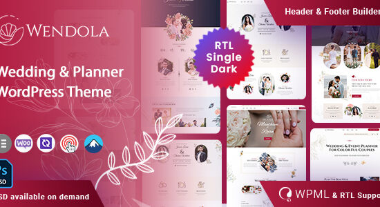 Wendola -  Wedding & Planner WordPress Theme