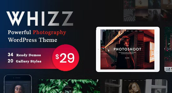 Whizz Photography WordPress