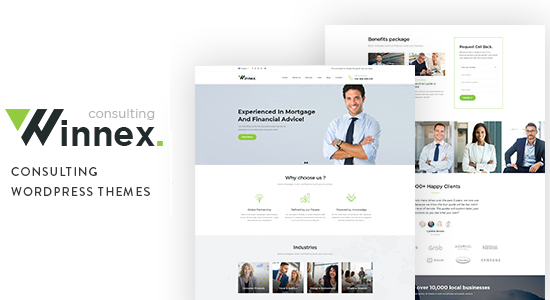 Winnex - Chủ đề WordPress tư vấn kinh doanh