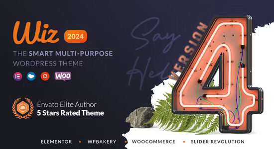 Wiz - Elementor MultiPurpose WordPress Theme