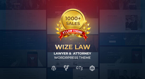 WizeLaw - Chủ đề WordPress về Luật, Luật sư và Luật sư