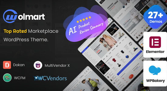 Wolmart | Multi-Vendor Marketplace WooCommerce Theme